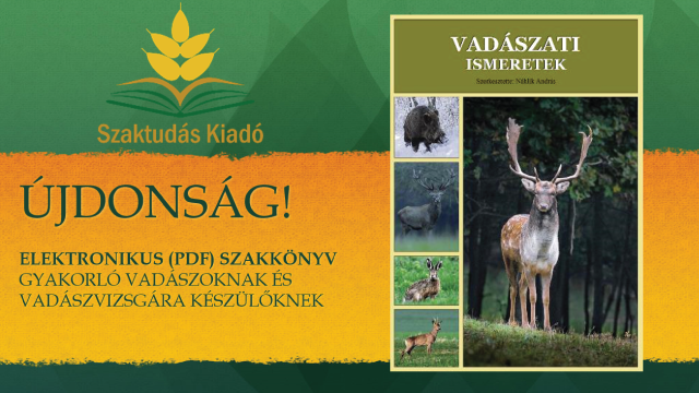 Vizsgákra is készít az új, Vadászati Ismeretek című elektronikus szakkönyv