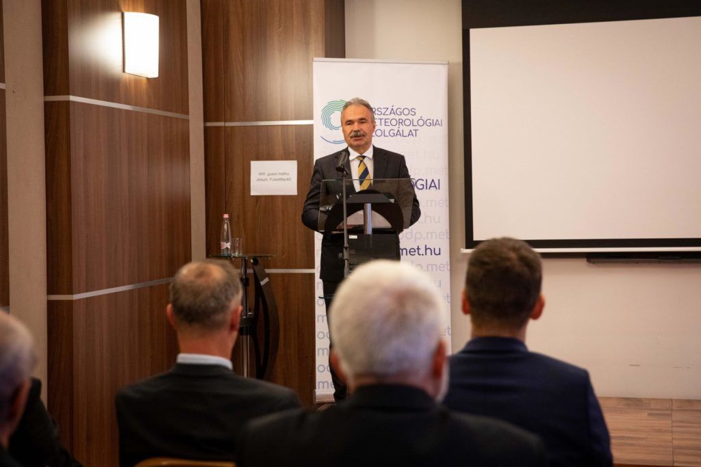 Nagy István agrárminiszter beszélt az időjárási adatok fontosságának felértékelődéséről is - Fotó: Fekete István
