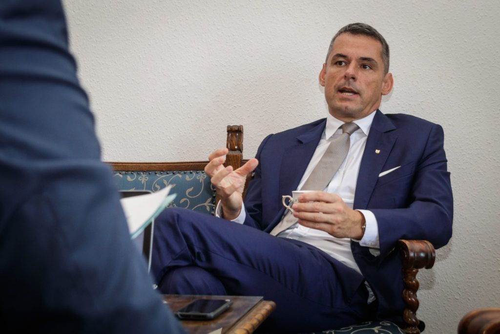 A Magyar Agrár- és Élettudományi Egyetem frissen kinevezett rektora. Gyuricza Csaba - Fotó: Adam's Photovision, Gödöllő