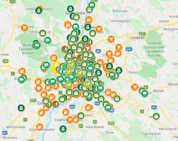 Megjelent az Ökopest online környezettudatos térkép