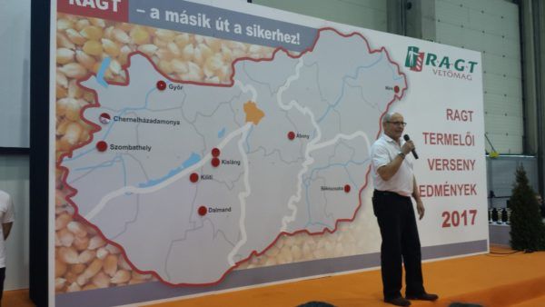 Lonsták János a 2018-as budapesti AGROmashEXPO színpadán - Fotó: Magro.hu, CSZS, Budapest