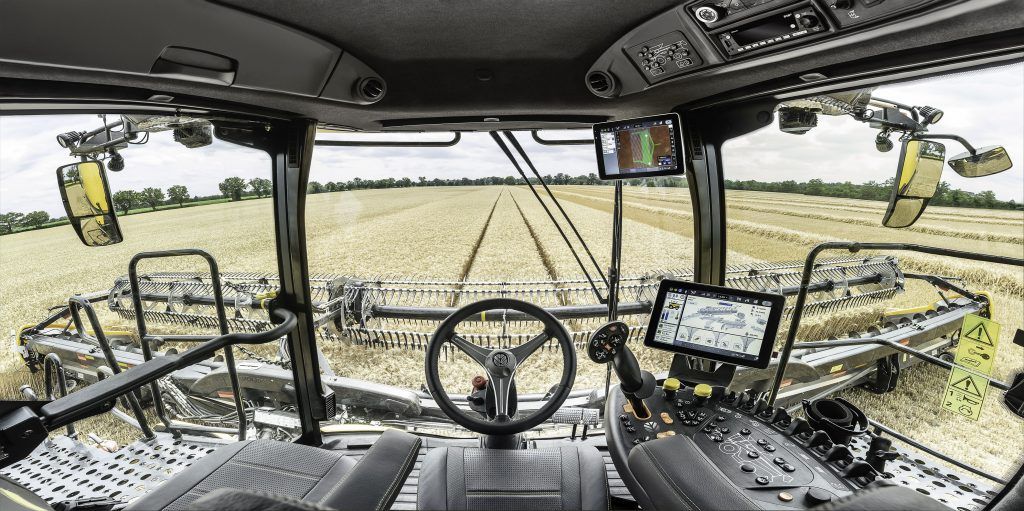A DLG-aranyérmes New Holland technológia a fülkéből