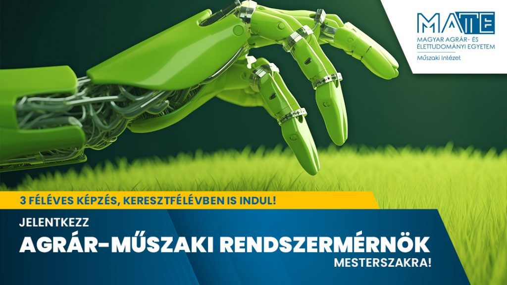 A három féléves új képzés elsősorban az agrárdigitalizáció, a termelésben megjelenő mesterséges intelligencia megoldások, a korszerű mezőgazdasági géprendszerek, valamint a műszaki, technológiai, adattudományi, menedzsment és gazdaságtani ismeretek terén bővíti a hallgatók agrártudományi alapismereteit