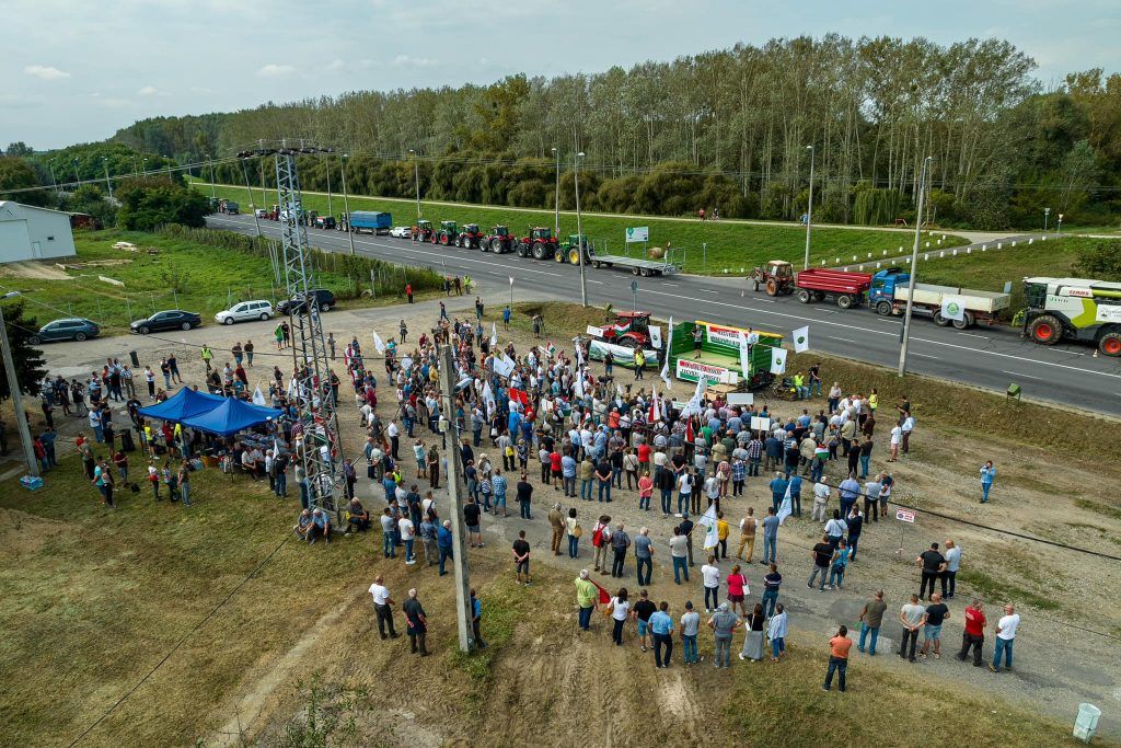 Gazdatüntetés Záhonyban