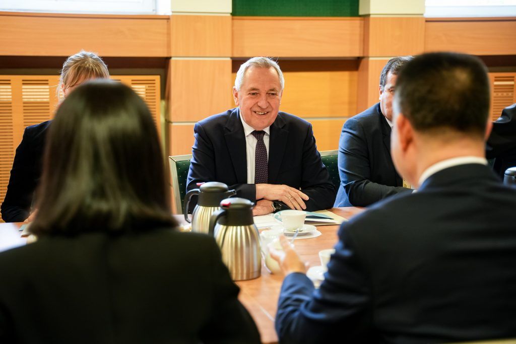 Lemondott posztjáról Henryk Kowalczyk lengyel agrárminiszter 2023. április 5-én - Fotó: Lengyelország agrárminisztériuma