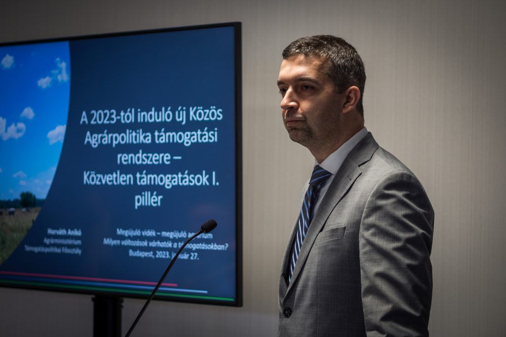 A Megújuló vidék - megújuló agrárium 2023-2027 című szakmai konferencián a Közvetlen támogatások I. pillérének részleteiről sok szó esett - Fotó: Adam's Photovision, Budapest, AGROmashEXPO 2023