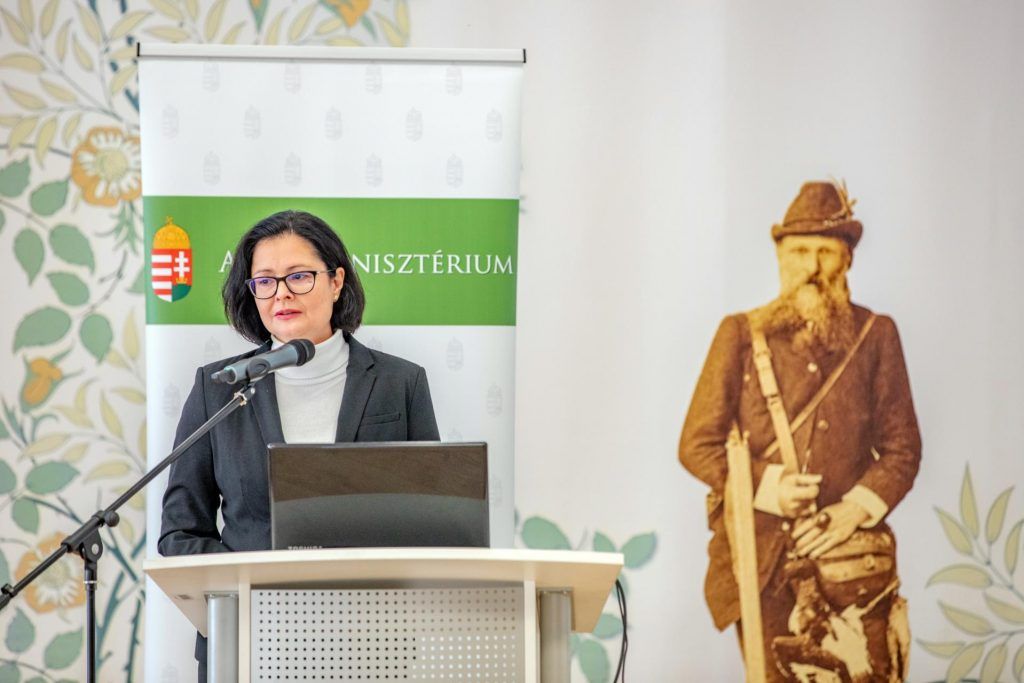 Juhász Anikó agrárgazdaságért felelős helyettes államtitkár a közvetlen támogatásokról és az ágazati programokról beszélt részletesen - Fotó: Vermes Tibor