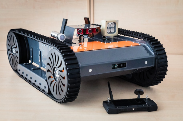 A SentryNode katasztrófavédelmi kárfelmérő robotplatform - Fotó: Májer Csaba József