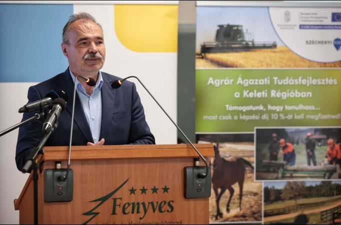 Nagy István agrárminiszter a szakképzés fejlesztéséről és eredményeiről is sokat beszélt - Fotó: Dodó Ferenc, Szon.hu