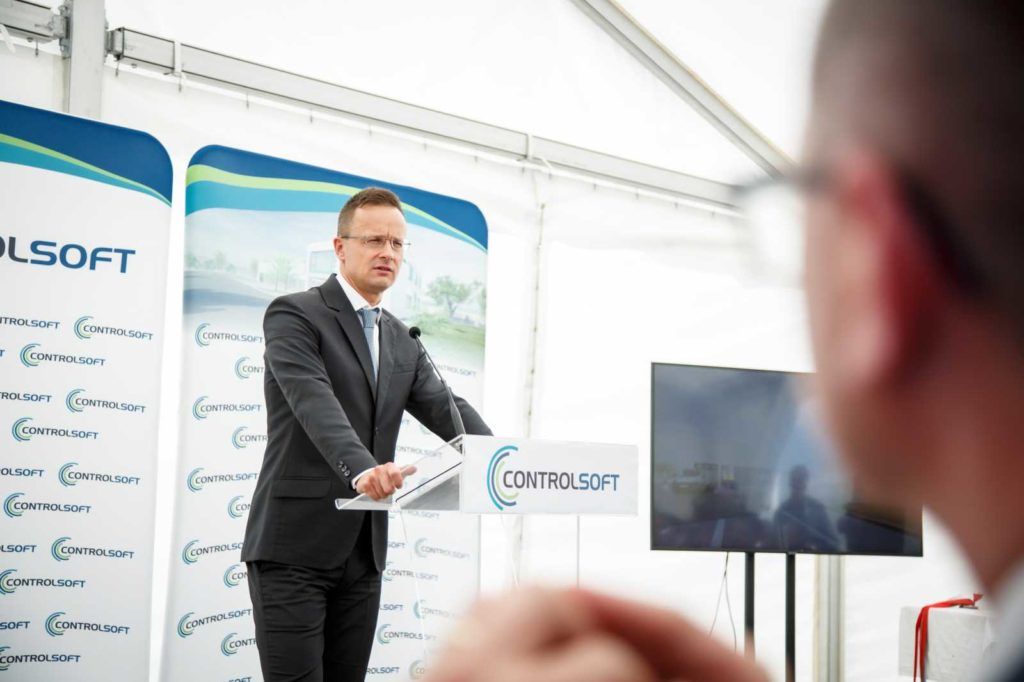 Szijjártó Péter magyar külgazdasági és külügyminiszter - Fotó: Mihály László/Csíkszereda Városháza