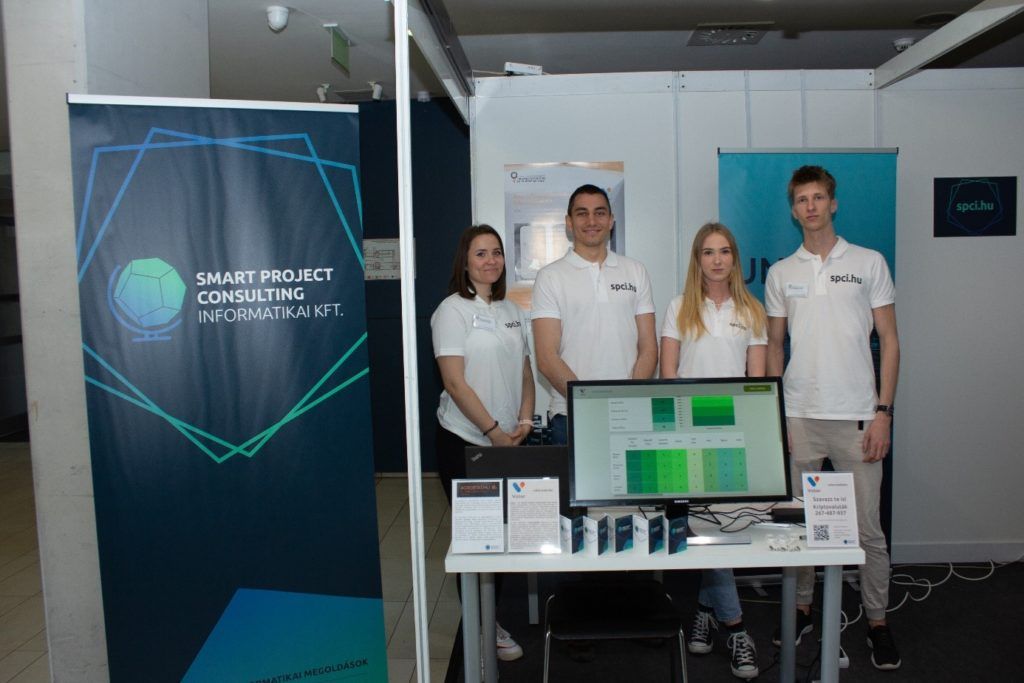 A vásáron díjazott Smart Project Consulting standja (Fotó: Horváth Márton)