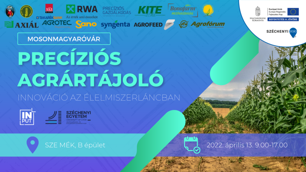 A Precíziós Agrártájoló plakátja