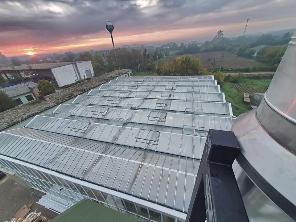Elkészült az új üvegház a Baranya megyei Sellyén