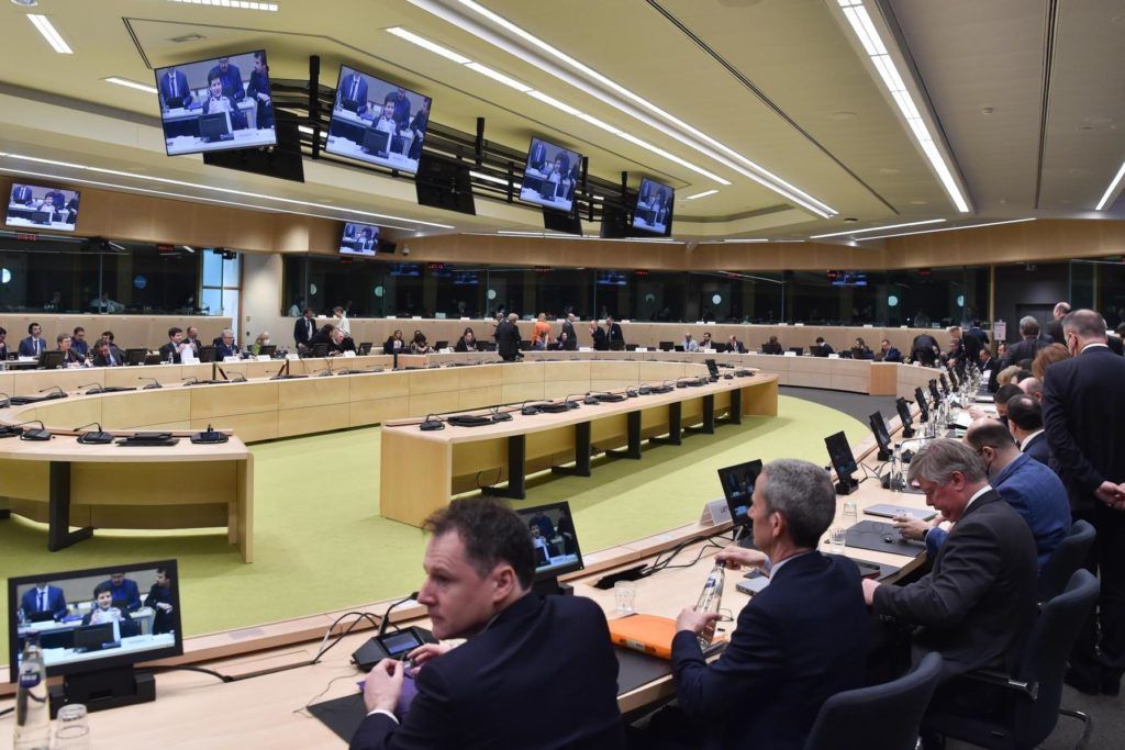 Brüsszelben beszélt az EU termelési feltételeinek enyhítéséről a magyar agrárminiszter a Mezőgazdasági és Halászati Tanács 2022. március 21-i ülésén - Fotó: AM