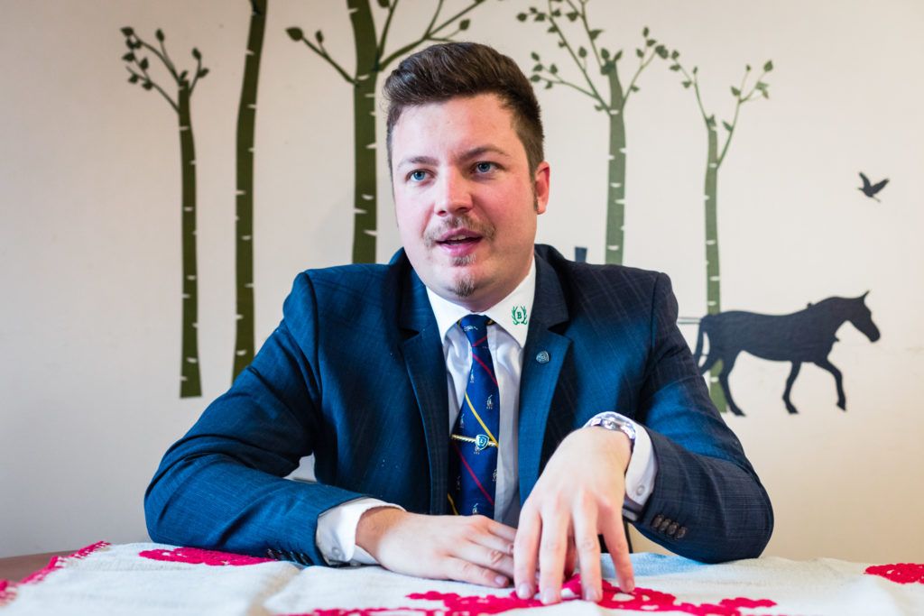 Cseri Dávid, a szilvásváradi Állami Ménesgazdaság igazgatója - Fotó: Májer Csaba József